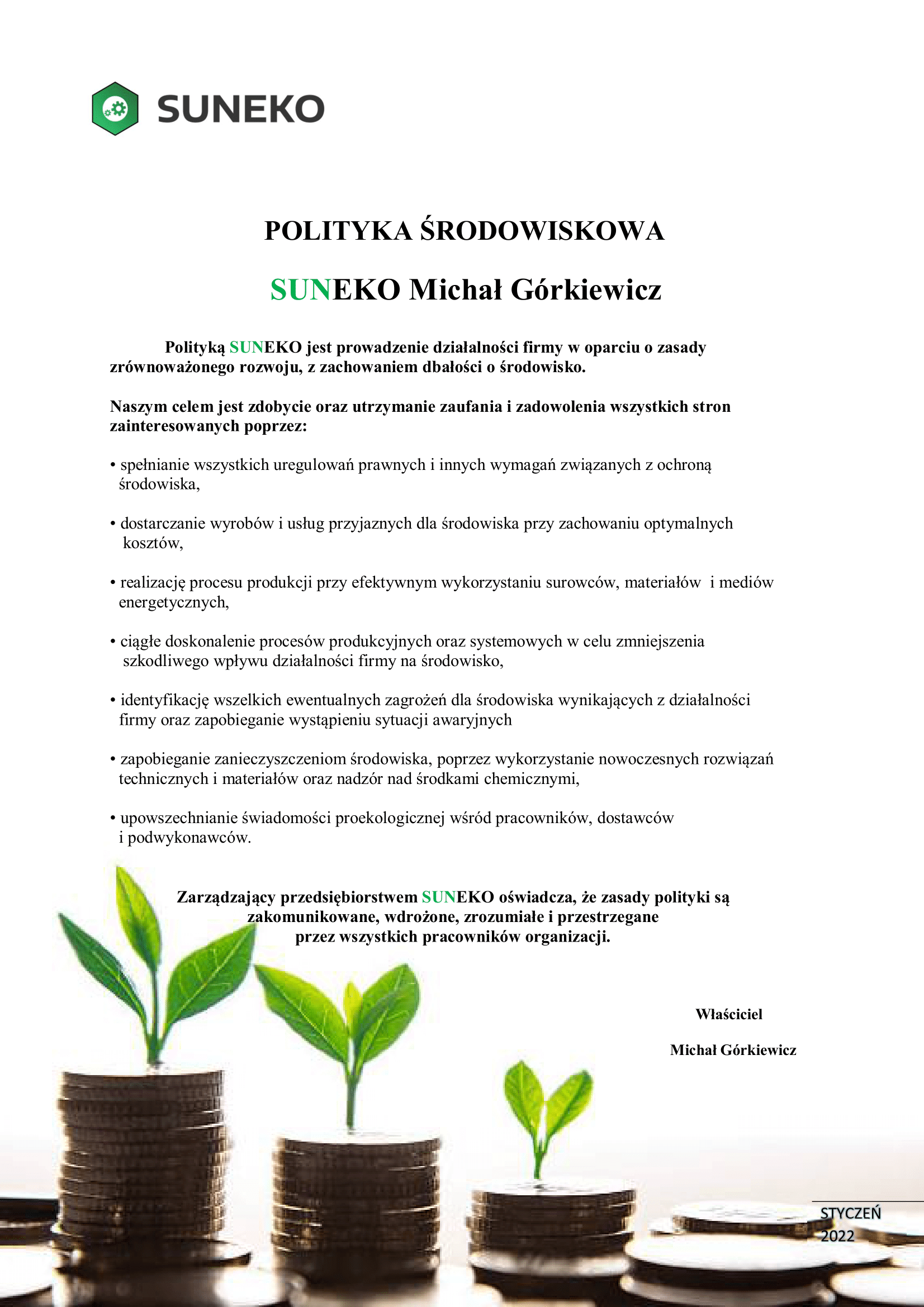 Environmental policy — Document preview