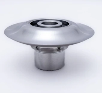 Aluminium-Drehteil mit breitem Flansch