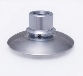 Aluminium-Drehteil mit konischem Flansch und Hülse